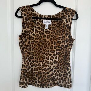 JOSEPH RIBKOFF | Leopard Print Tank Top